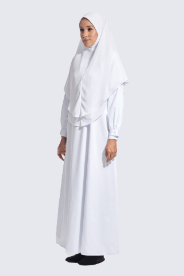 Saffiya Jubah-White