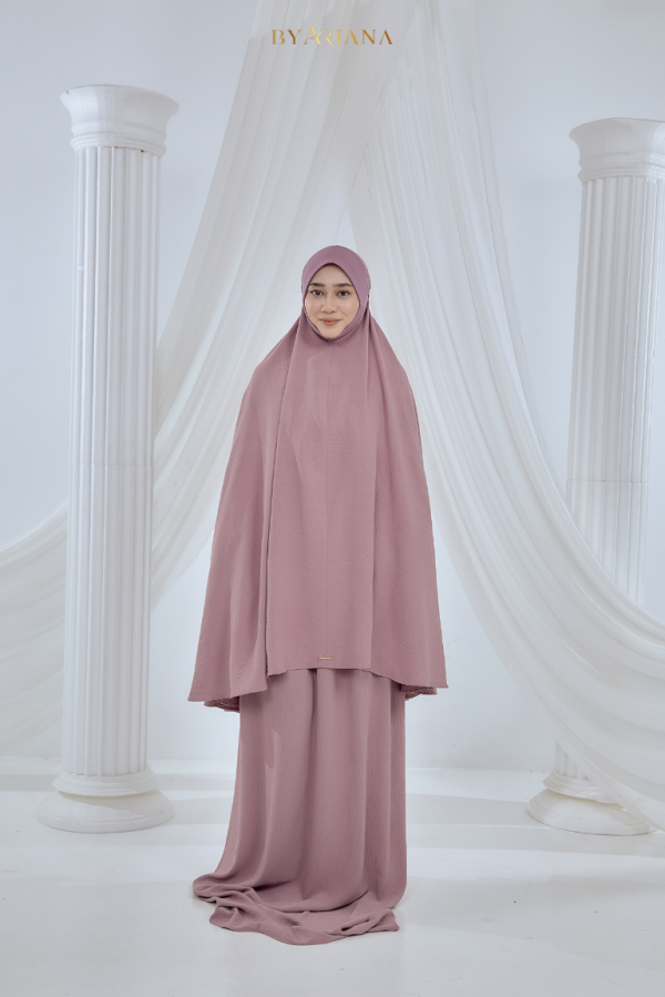 Telekung Irdina In Dusty purple