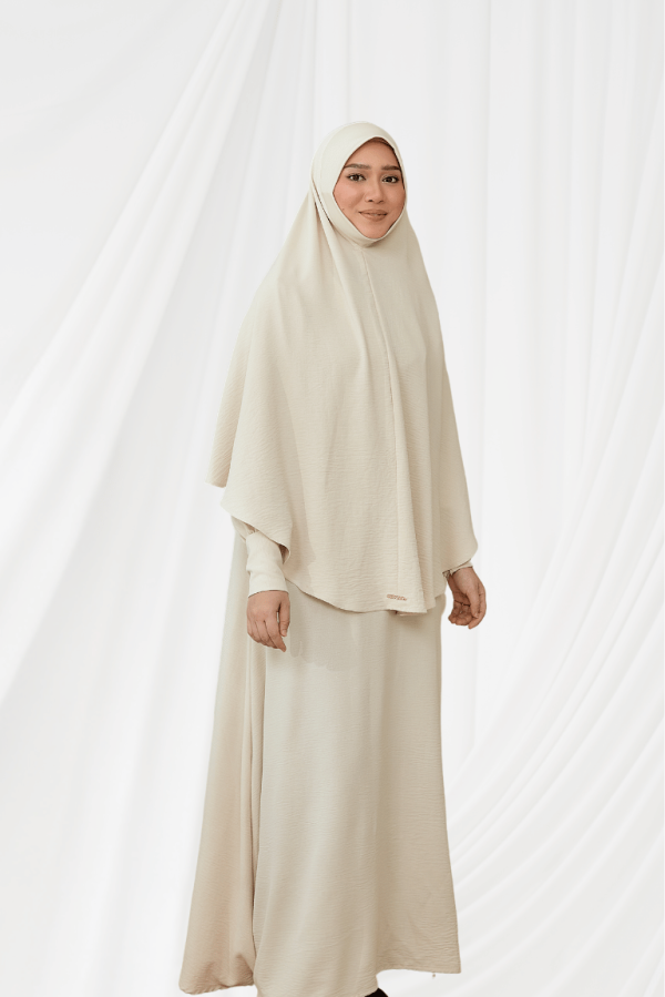 Jubah Arissa In Nude (Without Mini Telekung)