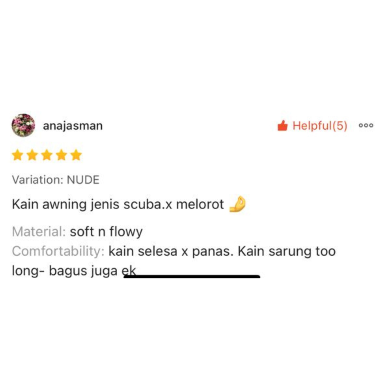 "Kain Awning Jenis Scuba...Elok Tak Melorot. Tak Panas & Selesa"