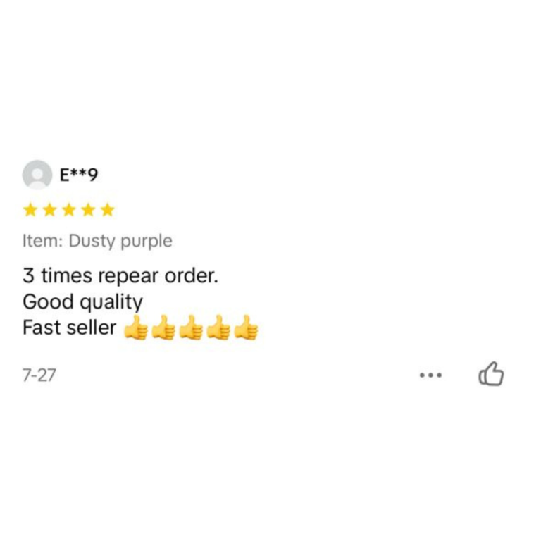 "3 Times Repeat Order!"