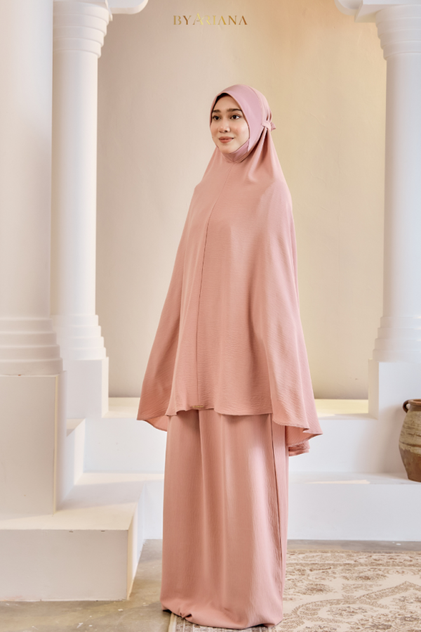 Telekung Irdina In Pink