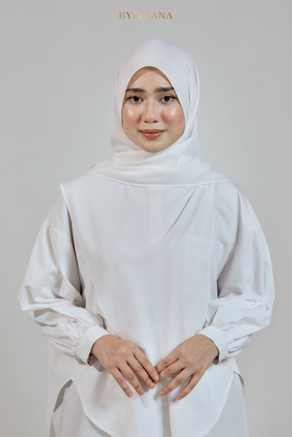 Natalya Shawl in White