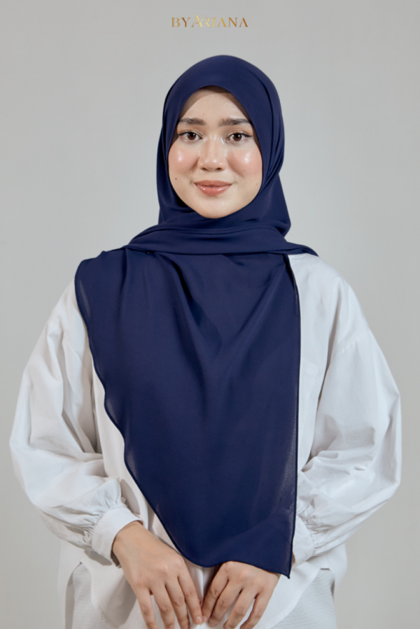 Natalya Shawl in Navy Blue