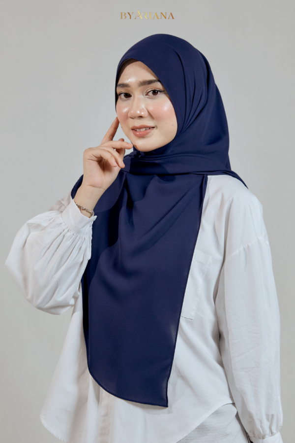 Natalya Shawl in Navy Blue