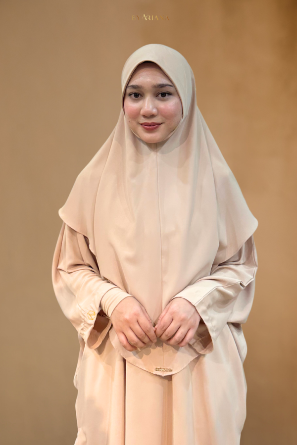 Tudung Sarung Noura Bidang 48′ in Cream