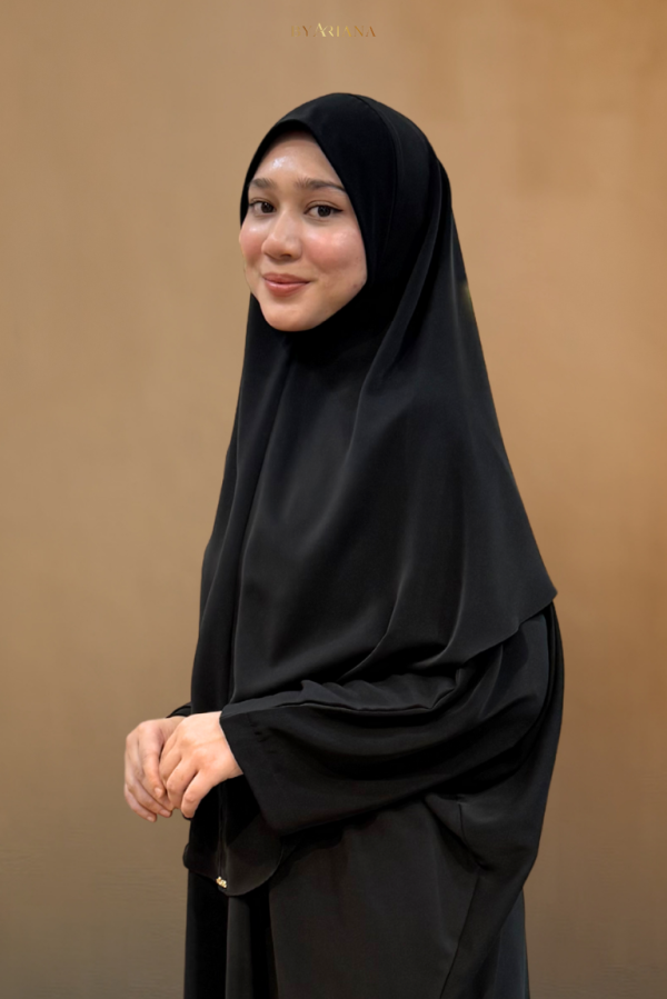 Tudung Sarung Noura Bidang 48′ in Black