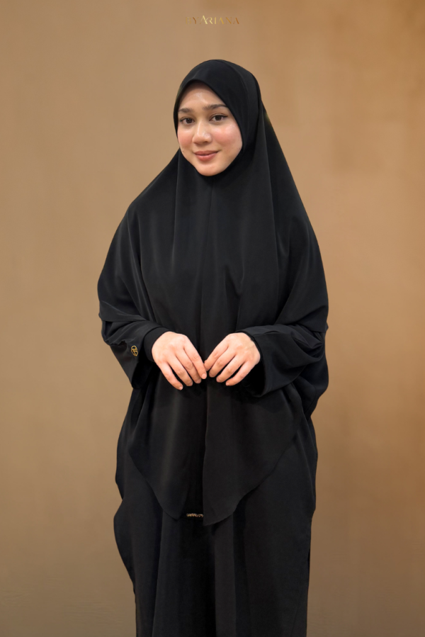 Tudung Sarung Noura Bidang 60′ in Black