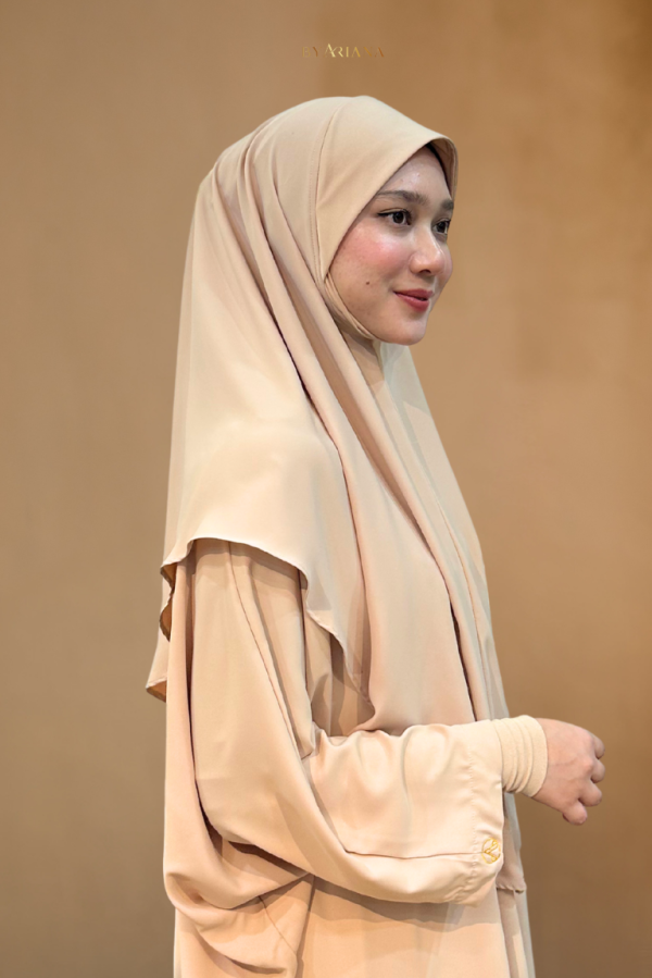 Tudung Sarung Noura Bidang 48′ in Cream