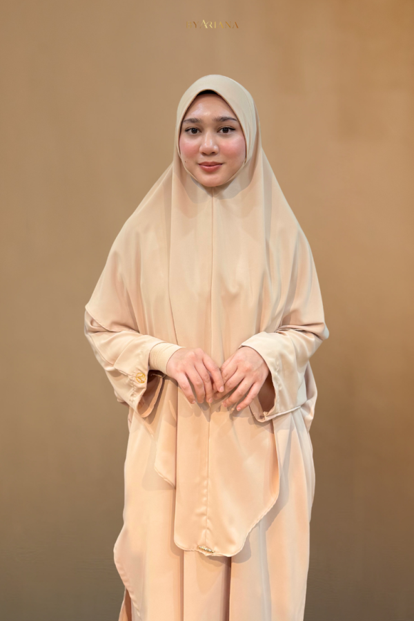 Tudung Sarung Noura Bidang 60′ in Cream