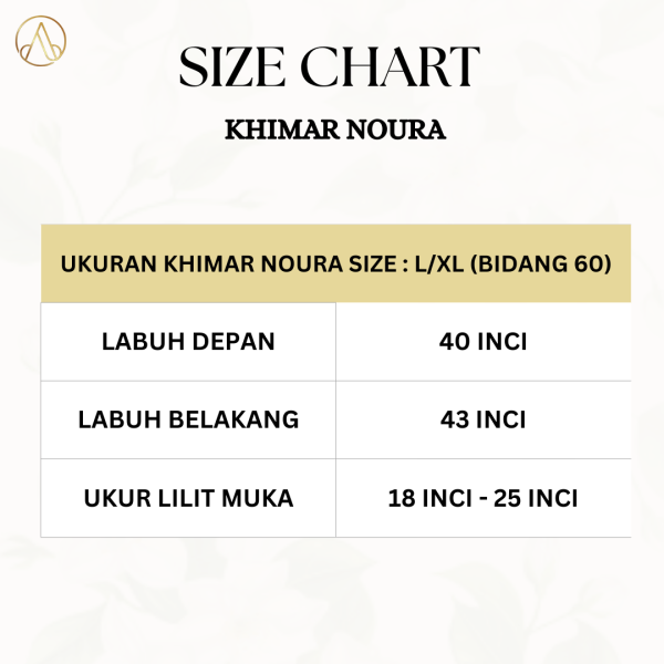 Set Jubah El Athirah & Tudung Sarung Noura Bidang 60′ in Off White