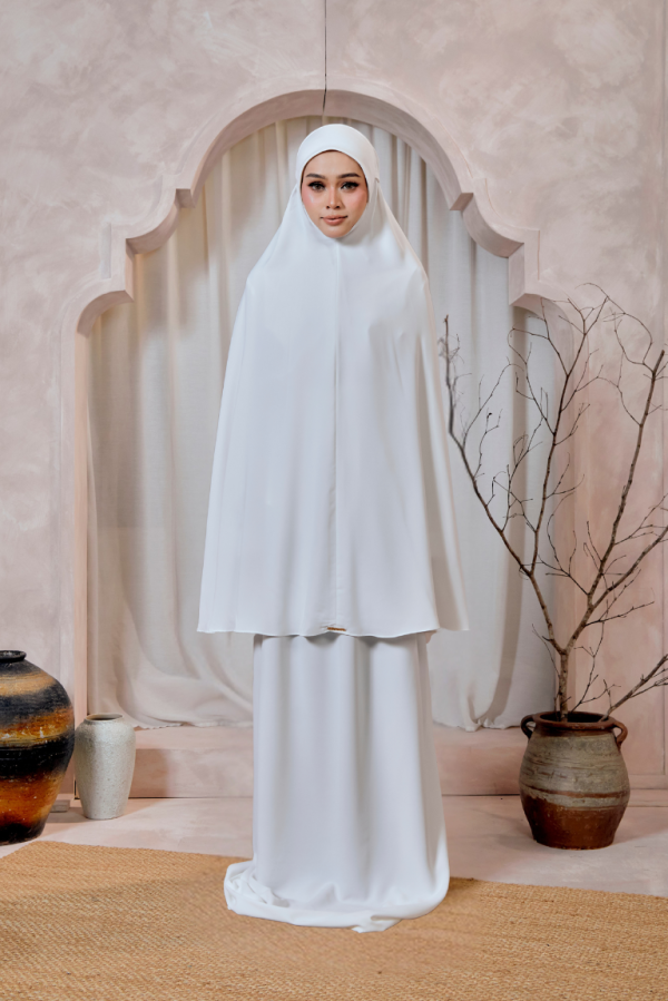 Telekung Batrisyia In Offwhite