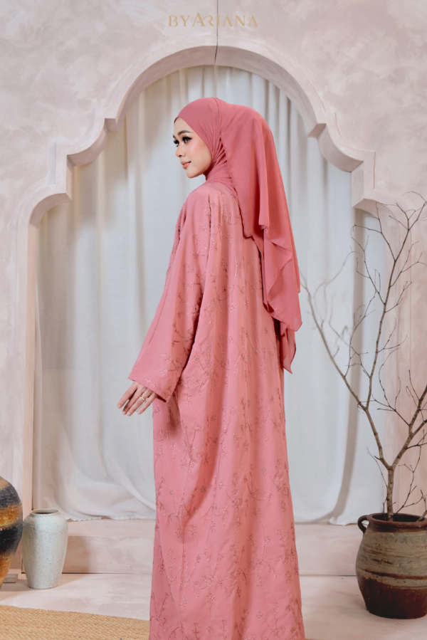 Abaya Tihani In Salmon