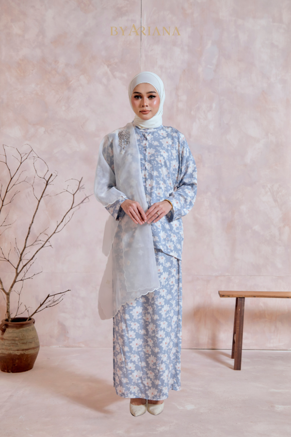 Kurung Hannah In Jasmine Blue