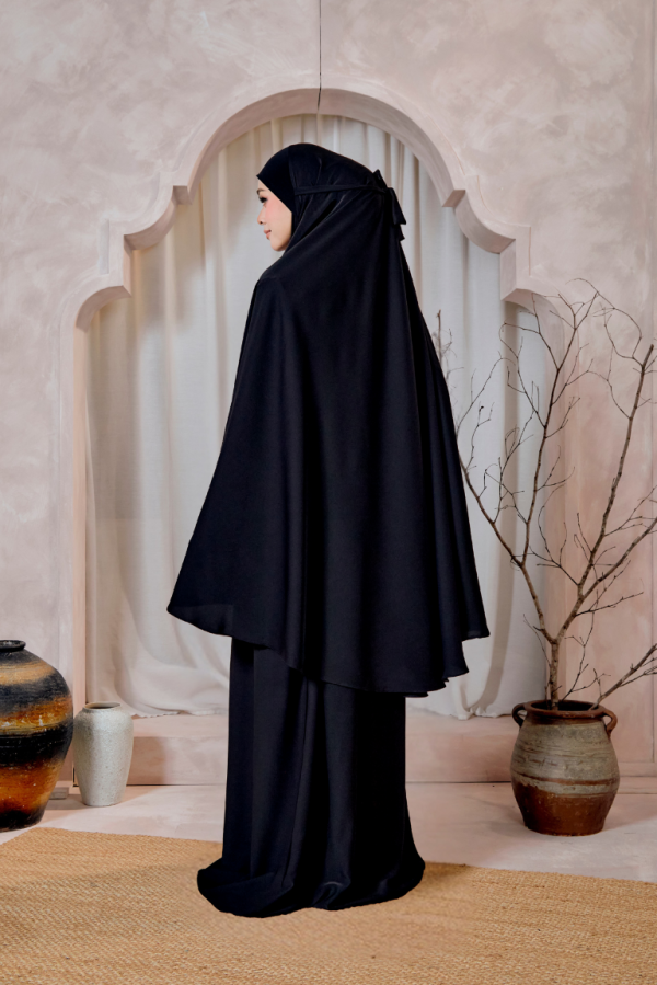 Telekung Batrisyia In Black