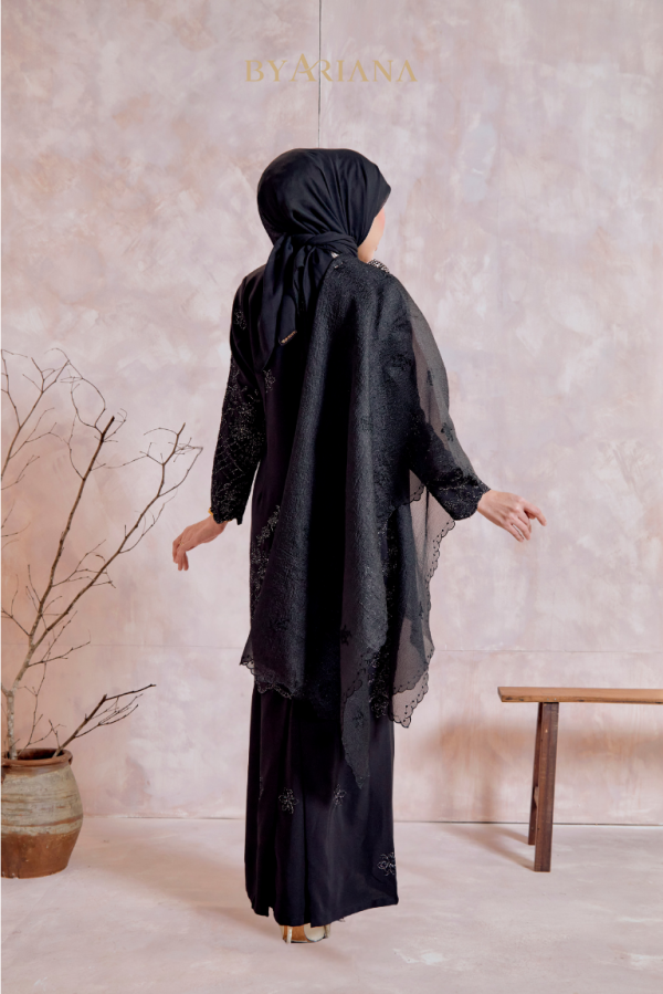 Kurung Modern Hania In Black