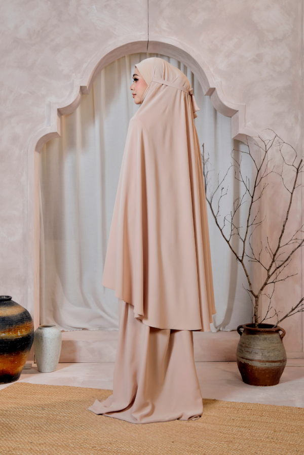 Telekung Batrisyia In Cream