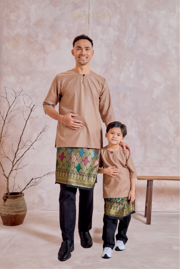 Kurta Raeef Kids In Mocha
