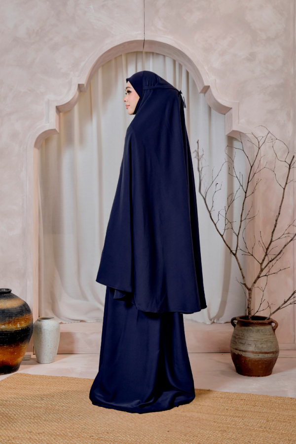 Telekung Batrisyia In Navy Blue