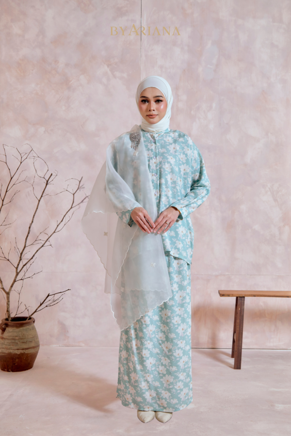Kurung Hannah In Jasmine Green