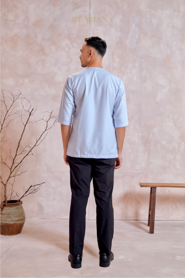 Kurta Raeef In Baby Blue