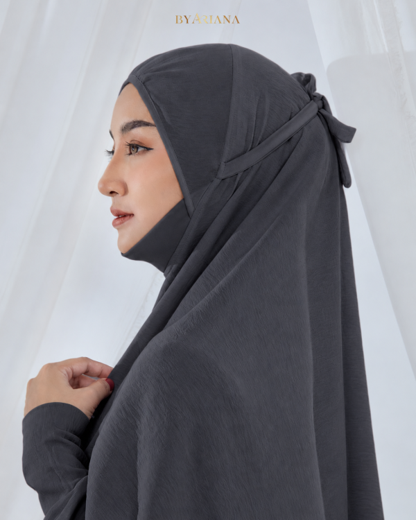 Adelia Mini Telekung byAriana Charcoal